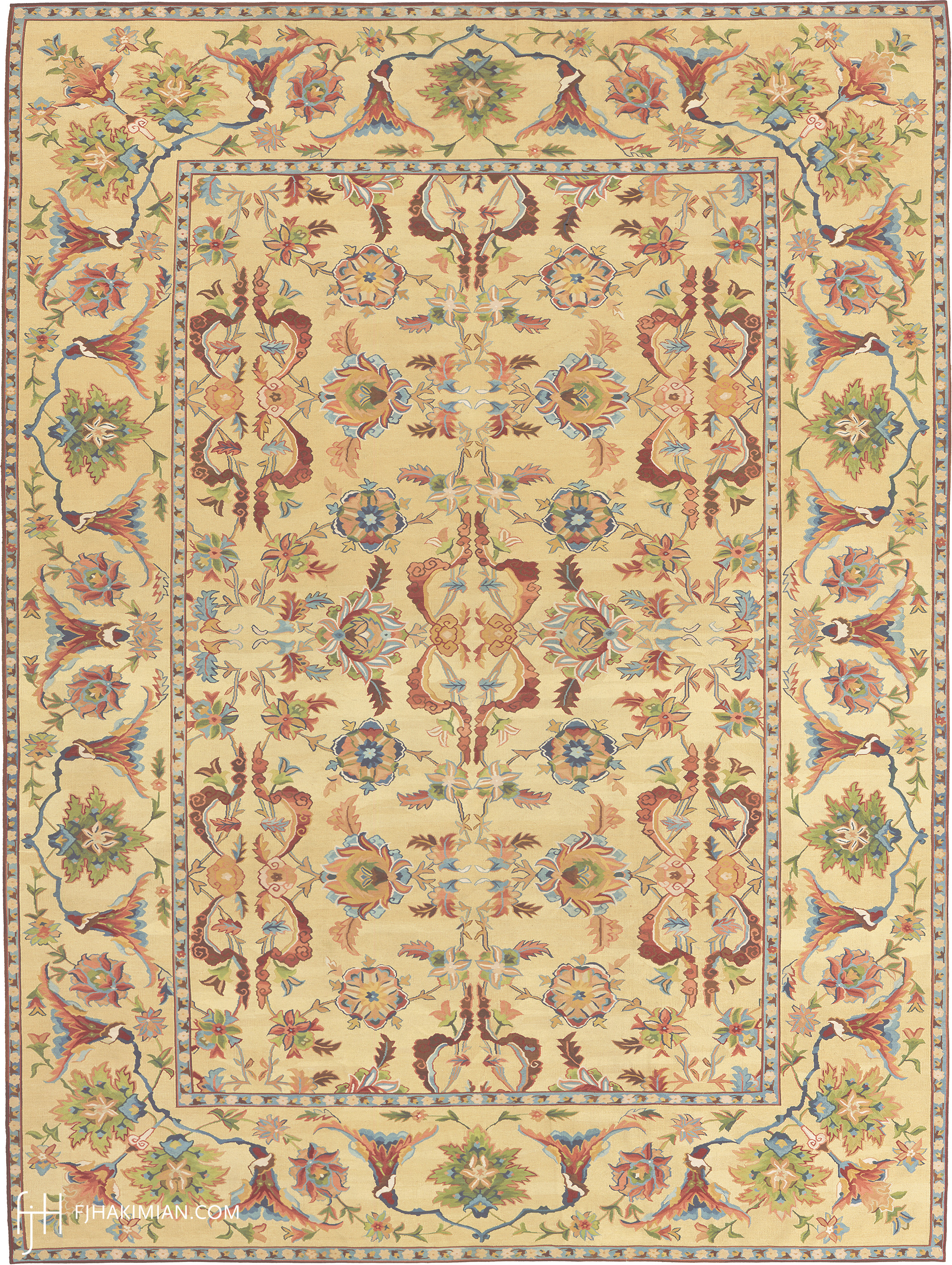 Custom Lotus Design | FJ Hakimian | Carpet Gallery in NY