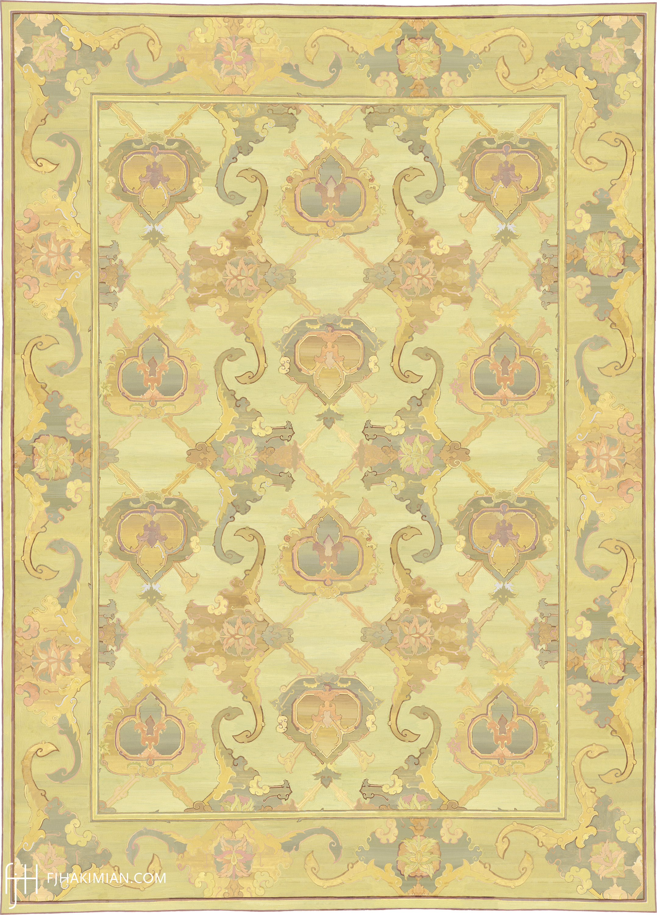 Custom Sea Green Design | FJ Hakimian | Carpet Gallery in NY